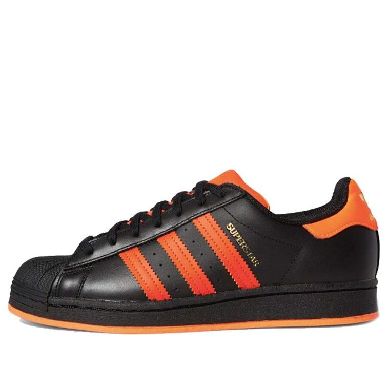 adidas Superstar Laceless 'Black Solar Orange' FV3021